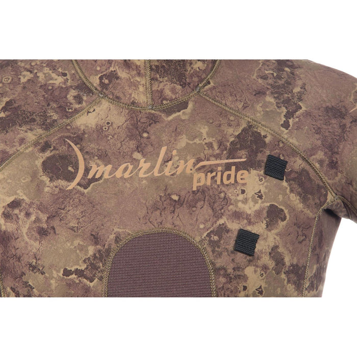 Spearfishing Full Wetsuit Pride Man 7mm Olive-Camo Size M Marlin 213315