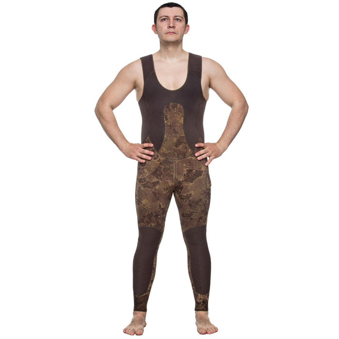 Traje de Neopreno Completo para Esnórquel Pride Hombre 7mm Camuflaje Olivo Talla ML Marlin 213316