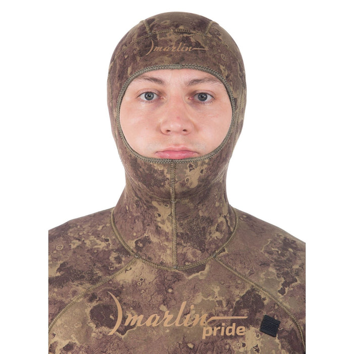 Spearfishing Full Wetsuit Pride Man 7mm Olive-Camo Size XL Marlin 213319