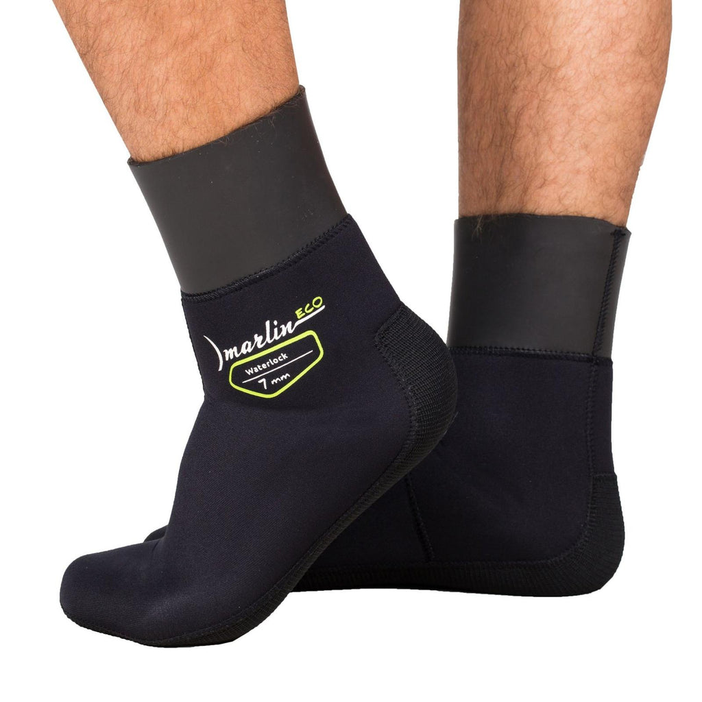 Diving Socks Waterlock Eco 7mm Black Size L Marlin 213437