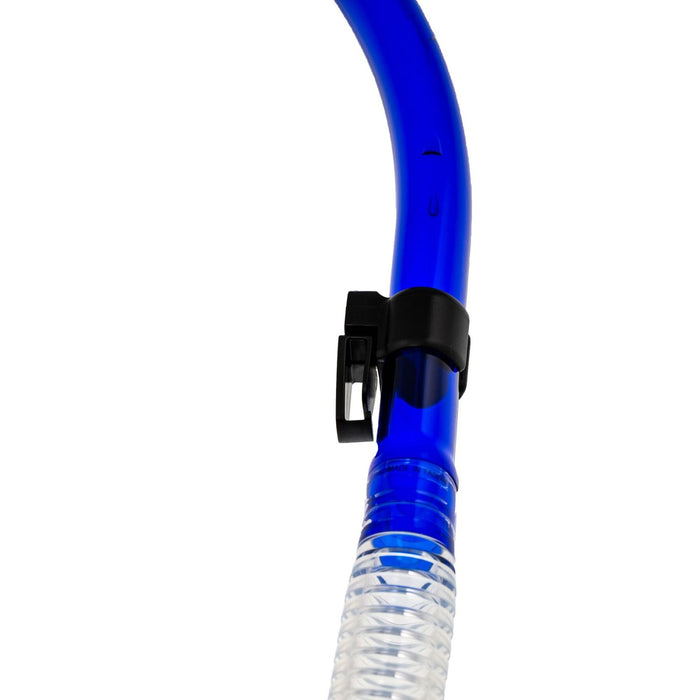 Snorkel Tube Dry Lux Blue-Clear Marlin 214040