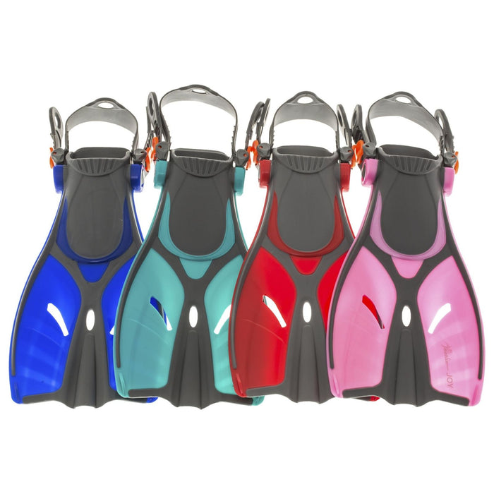 Snorkeling Fins Joy Kids Green Size L-XL-32-37 Marlin 214158