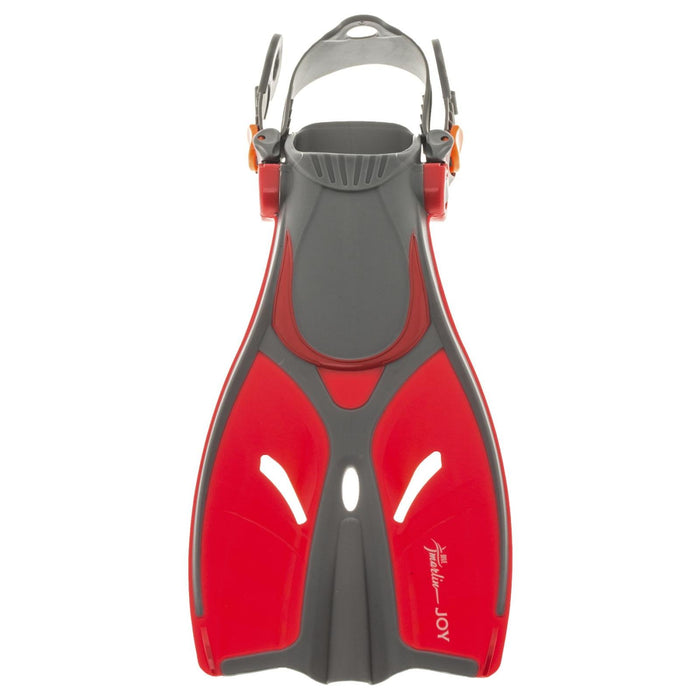 Snorkeling Fins Joy Kids Red Size L-XL-32-37 Marlin 214163
