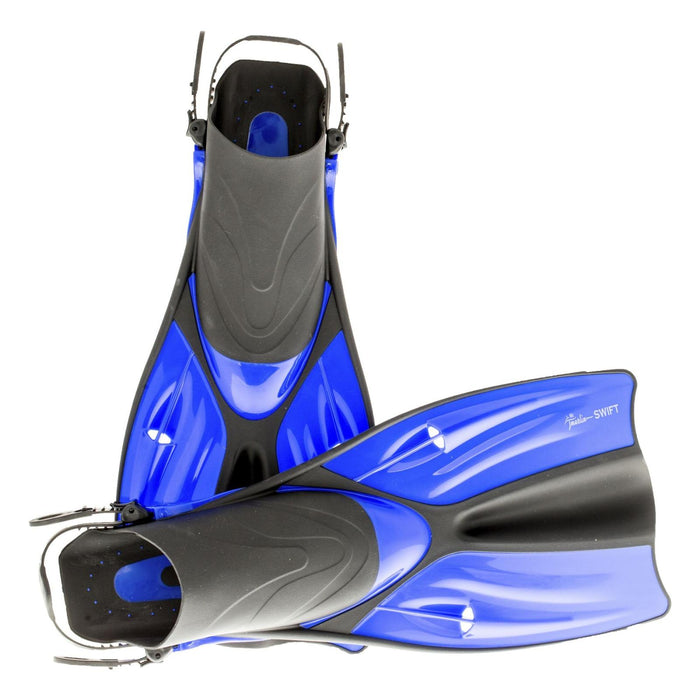 Snorkeling Fins Swift Blue Size L-XL-42-46 Marlin 214165