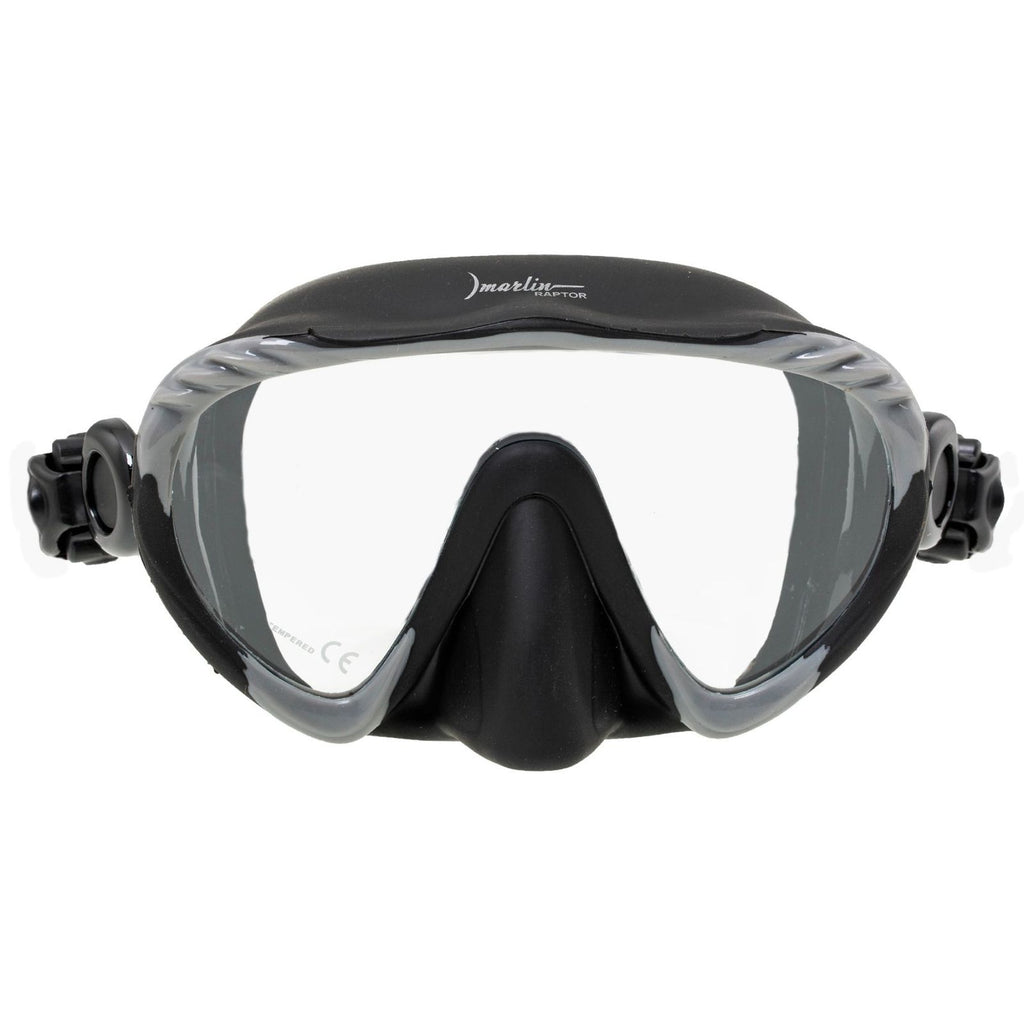 Spearfishing Mask Raptor Grey-Black Marlin 216278