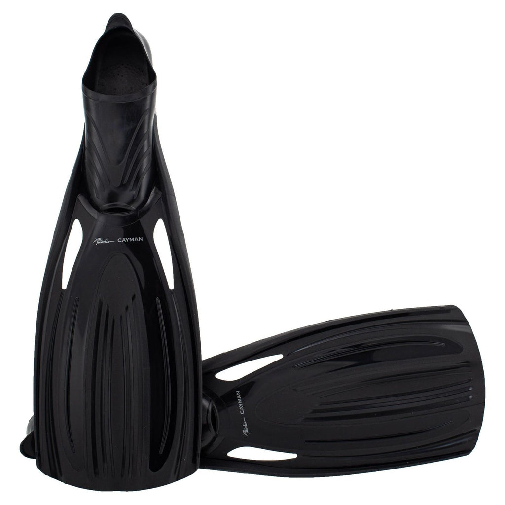 Snorkeling Fins Cayman Full Foot Black Size XXS-36-37 Marlin 216293