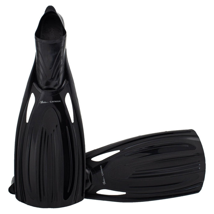 Snorkeling Fins Cayman Full Foot Black Size XS-38-39 Marlin 216294
