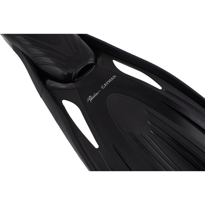 Snorkeling Fins Cayman Full Foot Black Size L-44-45 Marlin 216301
