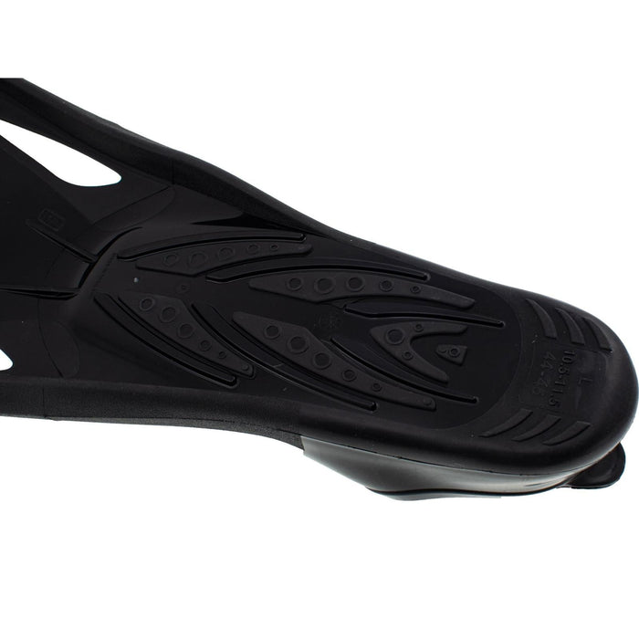 Snorkeling Fins Cayman Full Foot Black Size L-44-45 Marlin 216301