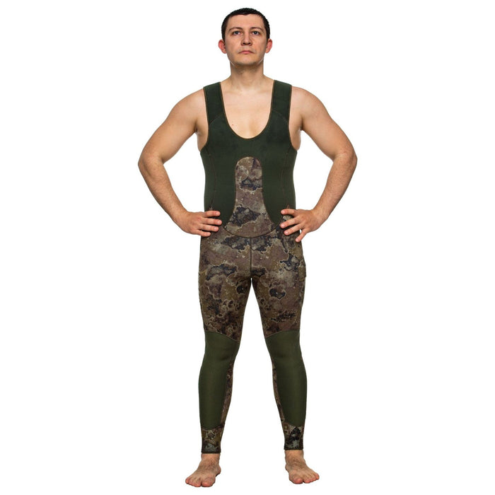 Spearvissen Volledige Duikpak Camoskin Pro Man 5mm Groen-Camo Maat LX Marlin 216458
