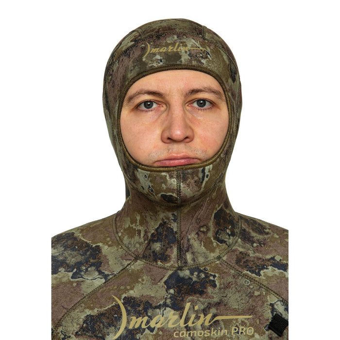 Spearvissen Volledige Duikpak Camoskin Pro Man 5mm Groen-Camo Maat LX Marlin 216458