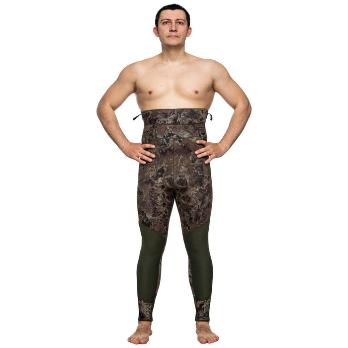 Spear-fishing Volledige Wetsuit Skilur Pro 5mm Groen-Camo Maat M Marlin 216463