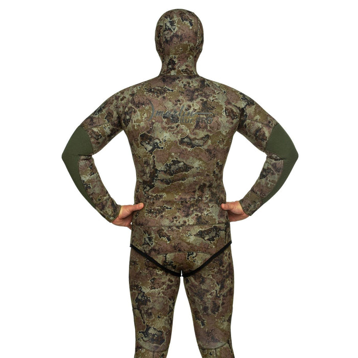 Spear-fishing Volledige Wetsuit Skilur Pro 5mm Groen-Camo Maat M Marlin 216463