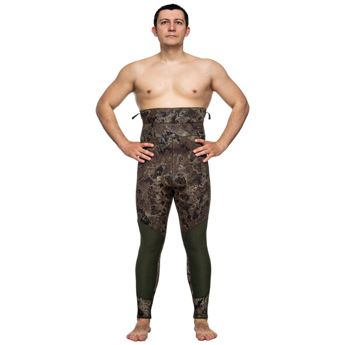 Spear-fishing Volledige Wetsuit Skilur Pro 7mm Groen-Camo Maat LX Marlin 216474