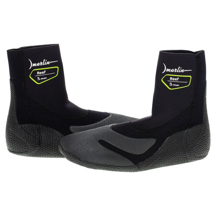 Tauchschuhe Reef 2.0 3mm Schwarz Größe XXL Marlin 216482