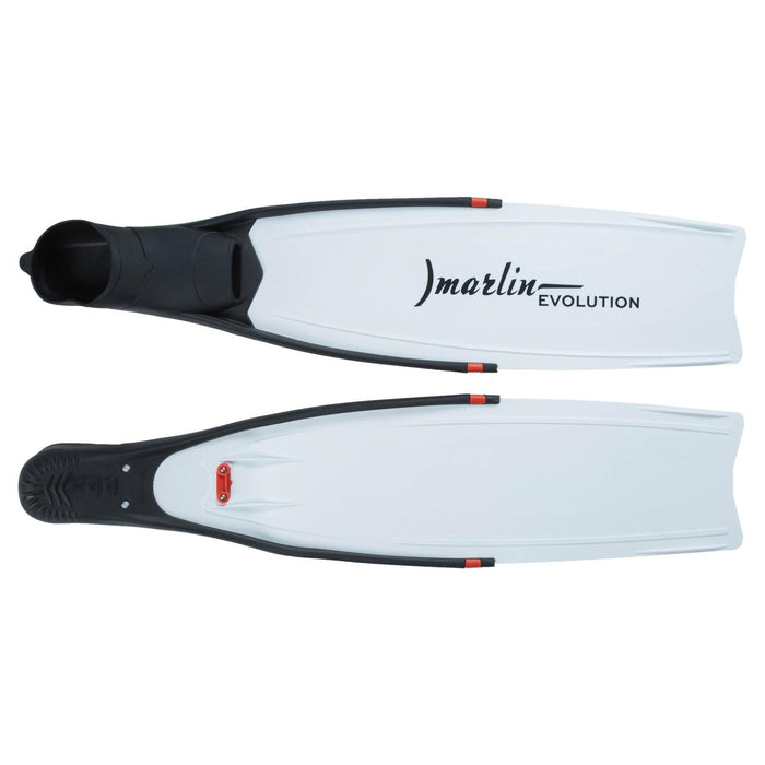 Freediving Fins Evolution Black-White Size S-39-40 Marlin 216873