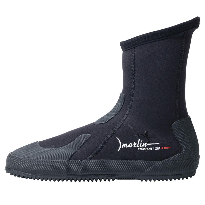 Botas de buceo Comfort Zip 5mm Negros Talla EU 38 Marlin 217008
