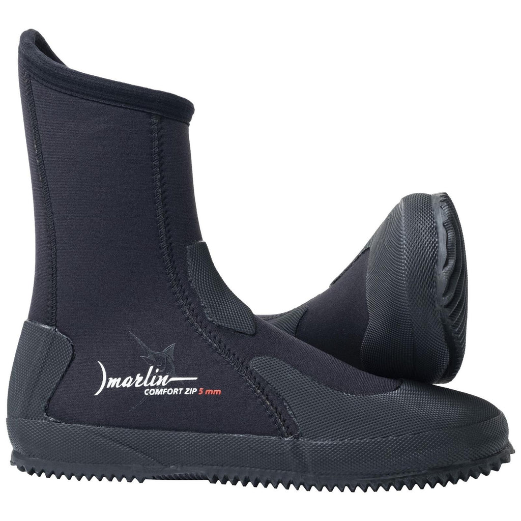 Botas de buceo Comfort Zip 5mm Negros Talla UE 45 Marlin 217026