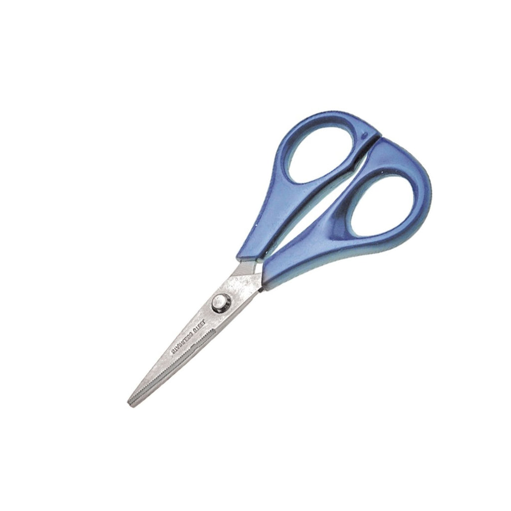 Lijnsnijdende scharen roestvrij staal blauw 11,5cm Expert Predator 23135