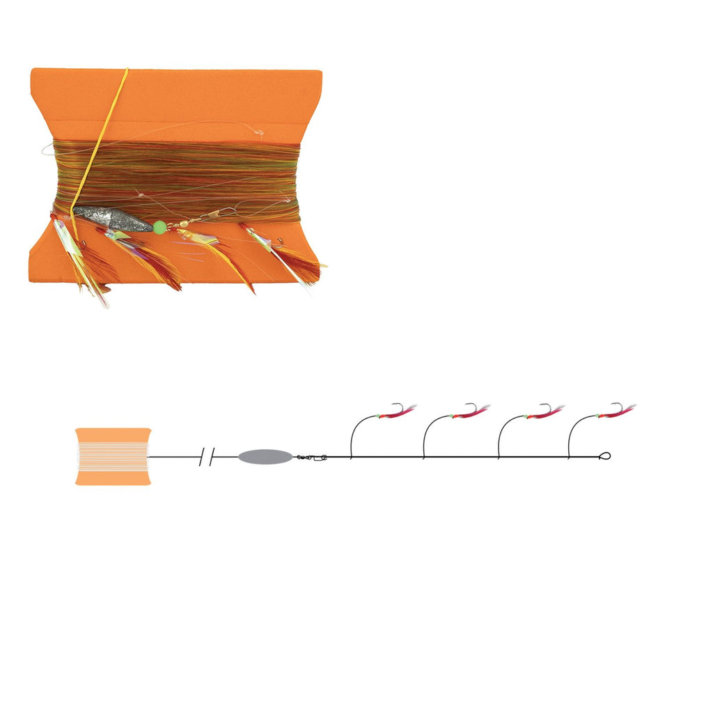 Cavagnola Bottom Rig With Multiple Hooks Expert Predator 23582