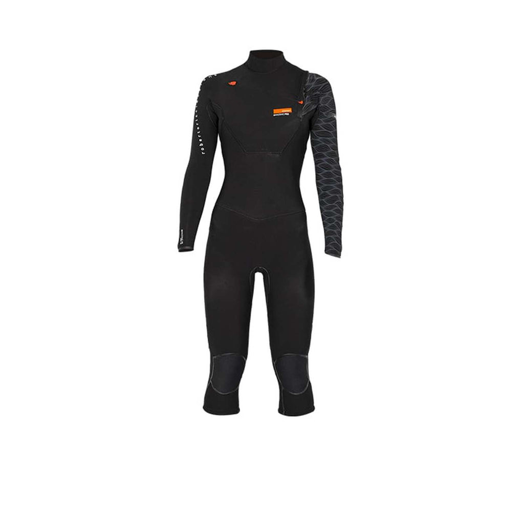 Short Wetsuit Amazone Chest Zip 3-2 Overknee Black-Orange Y27 Size 8 RRD 25AMOCZ_32_8