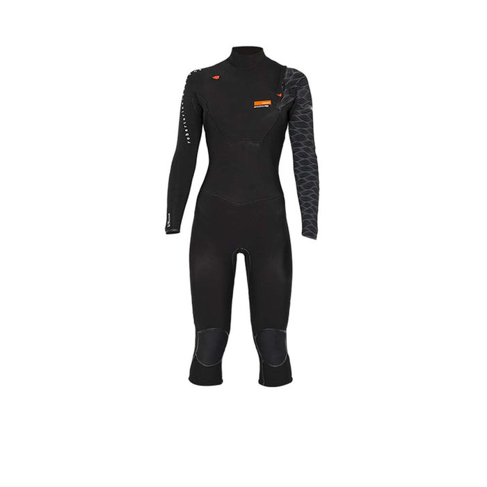 Short Wetsuit Amazone Chest Zip 3-2 Overknee Black-Orange Y27 Size 8 RRD 25AMOCZ_32_8