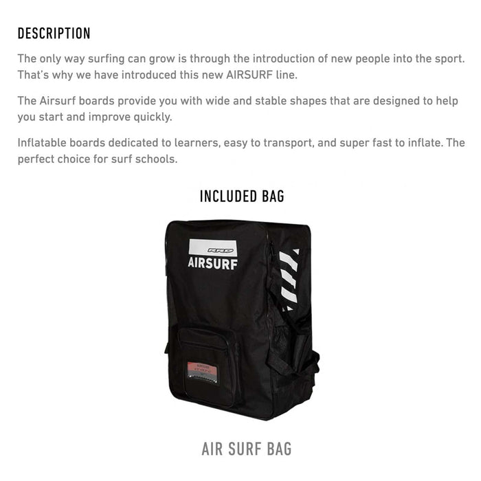 Tavola da surf gonfiabile Airsurf 5'2''x20''x2'' 26l RRD 25AS52