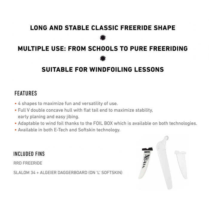 Windsurfboard Evolution Softskin 135l 248x73cm RRD 25EMS