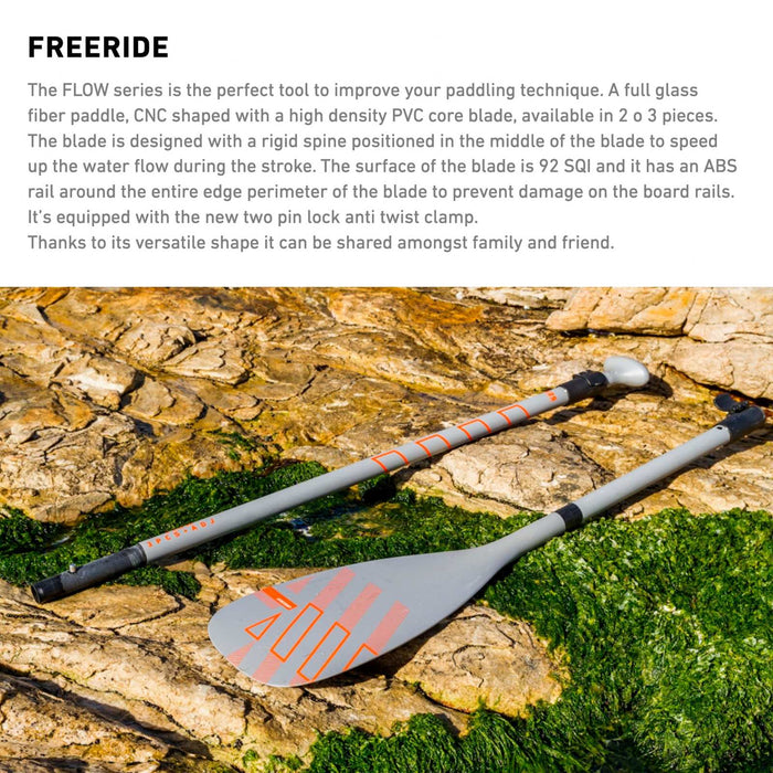 Peddel voor SUP Flow Glas 3dlg RRD 25FPA3P