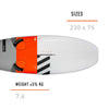 Windsurf Board Fire Race Y25 120 Lte 230x75cm RRD 25FR120LTE