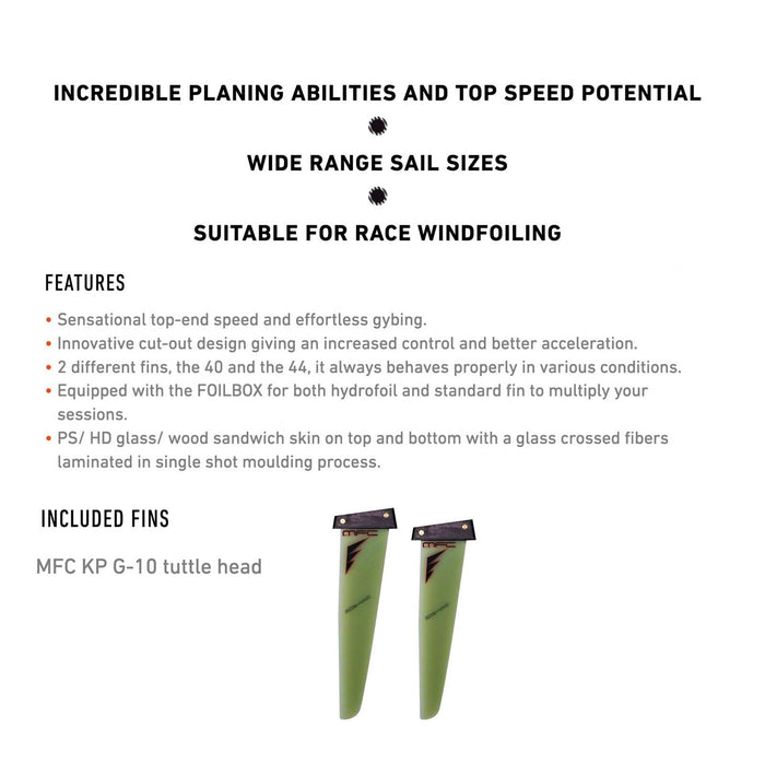 Windsurf Board Fire Race Y25 120 Lte 230x75cm RRD 25FR120LTE