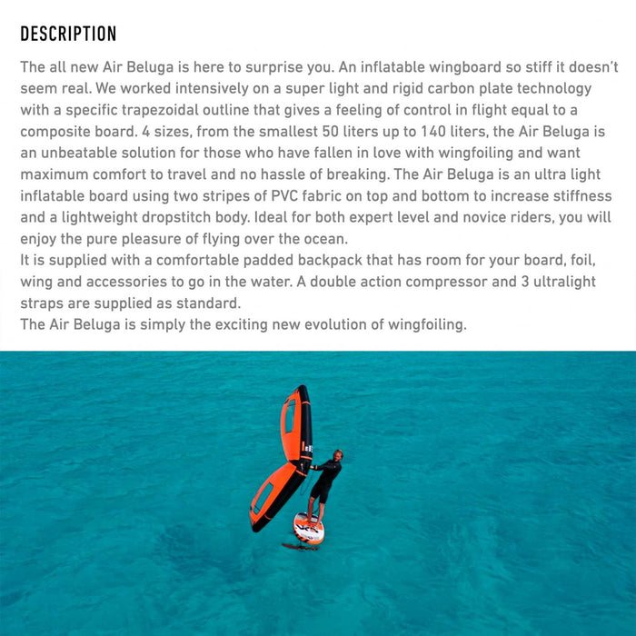 Wing Foil Board Air Beluga 155x70cm 90l RRD 26ABLG155
