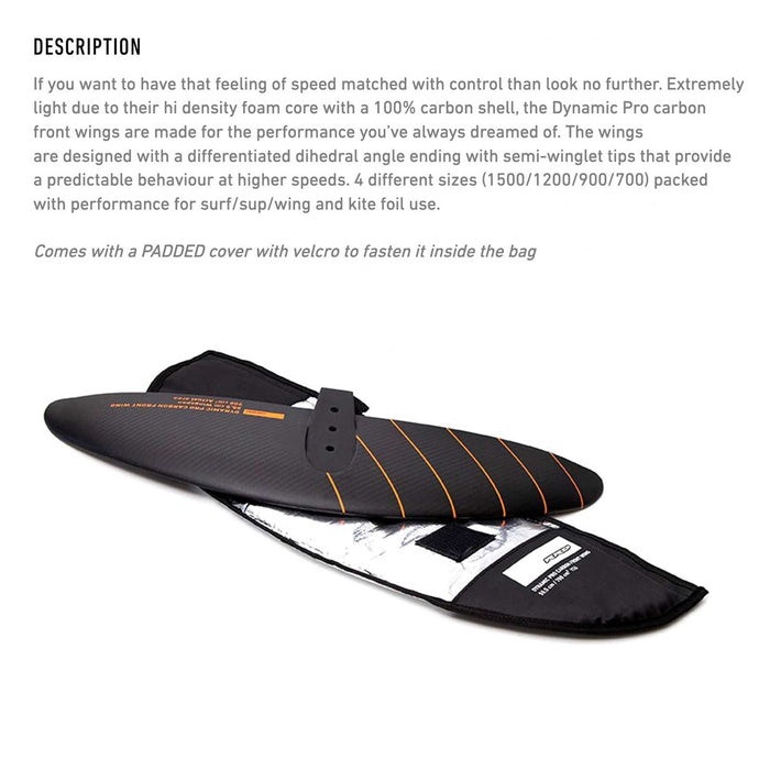 Ala Frontale Hydrofoil Dynamic Pro Full Carbon 83cm RRD 26DYPCFW15