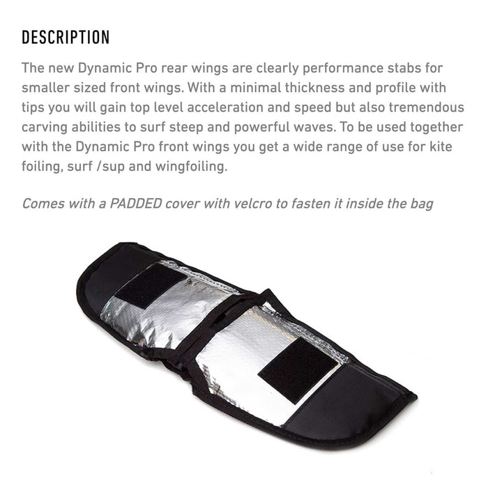 Hydrofoil tylne skrzydło Dynamic Pro pełny węgiel 37cm RRD 26DYPCRW210