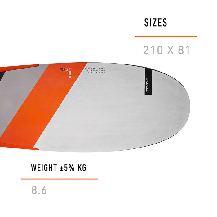 Windfoil Board H-Fire Pro Lte 210x81cm 144l RRD 26HF81PLTE