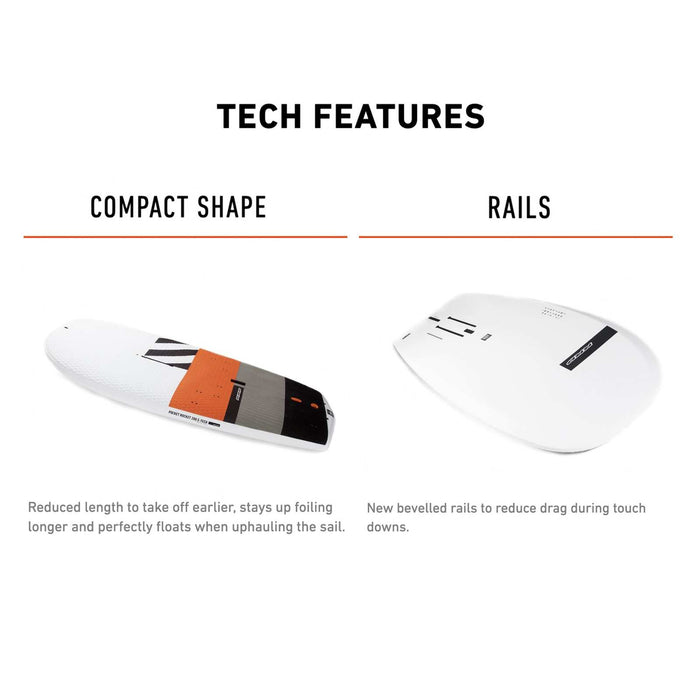 Windfoil Board Pocket Rocket E-Tech 140l 200x80cm RRD 26PR200E