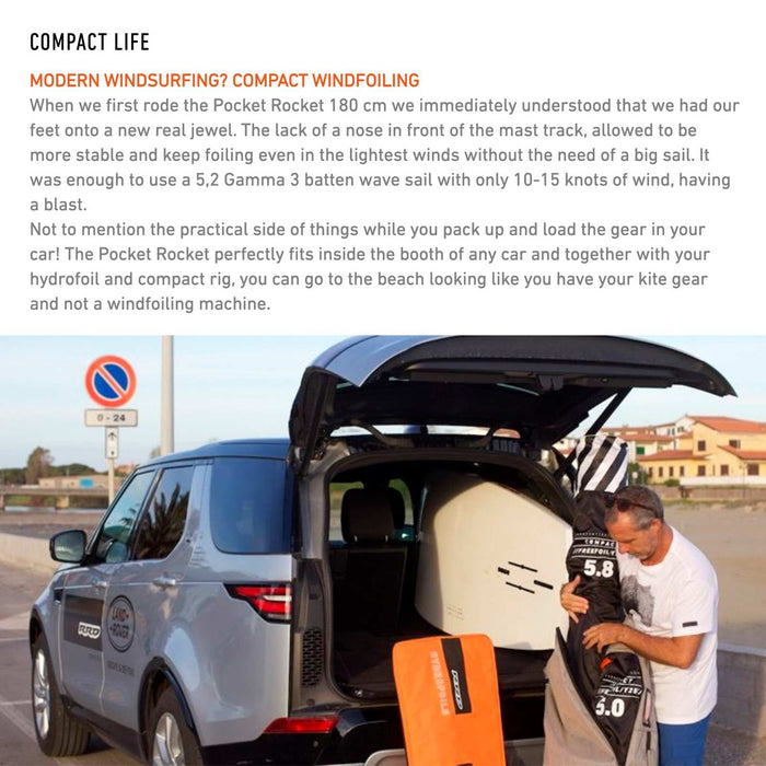 Windfoil Board Pocket Rocket E-Tech 140l 200x80cm RRD 26PR200E