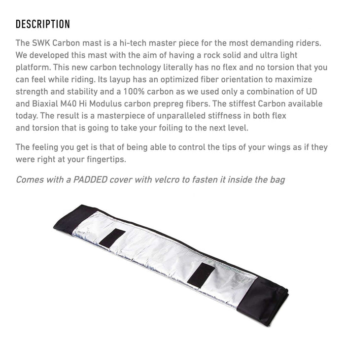 Maszt Hydrofoil SWK Węgiel 85cm RRD 26SWKCM