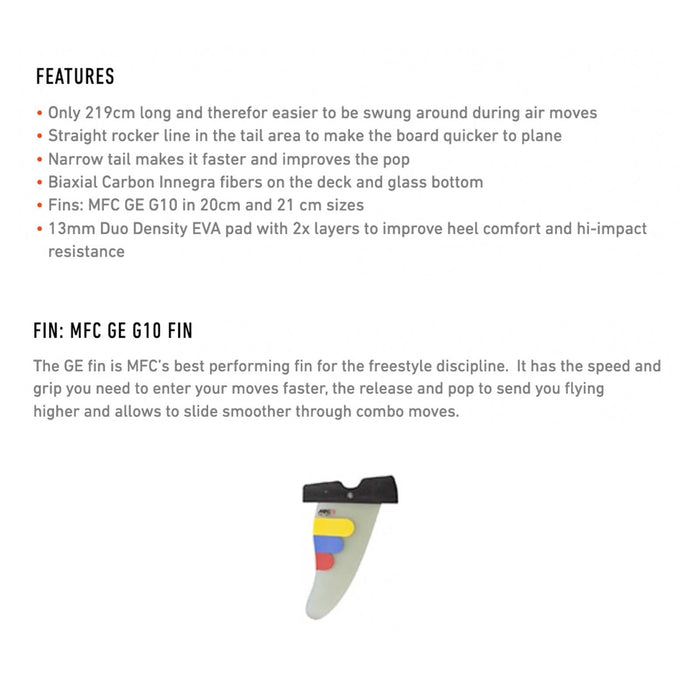 Windsurf Board Trigger Ltd Pro Line 219x63cm 101l RRD 26TR101L