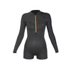 Short Wetsuit Seventysix Shortleg Woman Front Zip 2-2 Grey Size 8-M RRD 2776FZ22SF_8