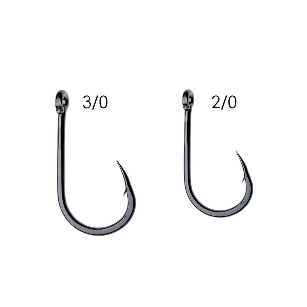 Assist Fishing Hooks 4908 Carbon Steel Black-Nickel №2-0 5pcs Expert Predator 27820