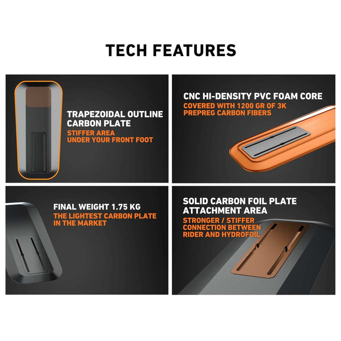 Wing Foil Board Air Beluga Pro 150x72x10,5cm 90l RRD 27ABLGP90