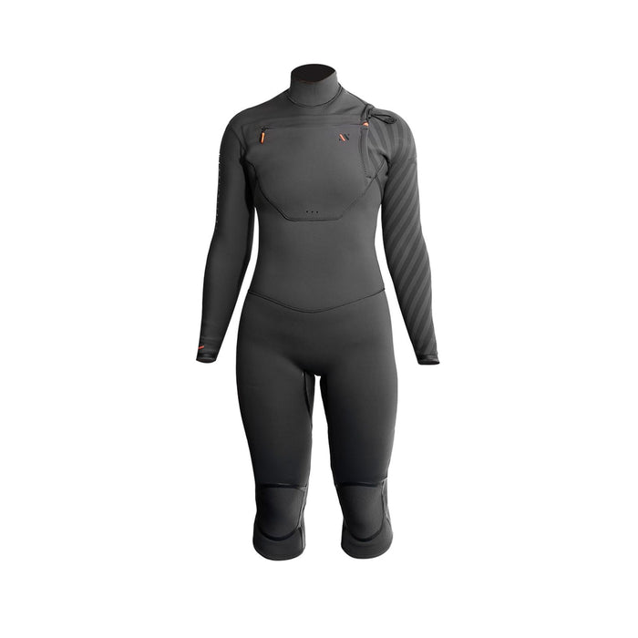 Short Wetsuit Amazone Overknee Woman Chest Zip 3-2 Grey Size 12-XL RRD 27AMCZ320_12