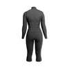 Short Wetsuit Amazone Overknee Woman Chest Zip 3-2 Grey Size 12-XL RRD 27AMCZ320_12