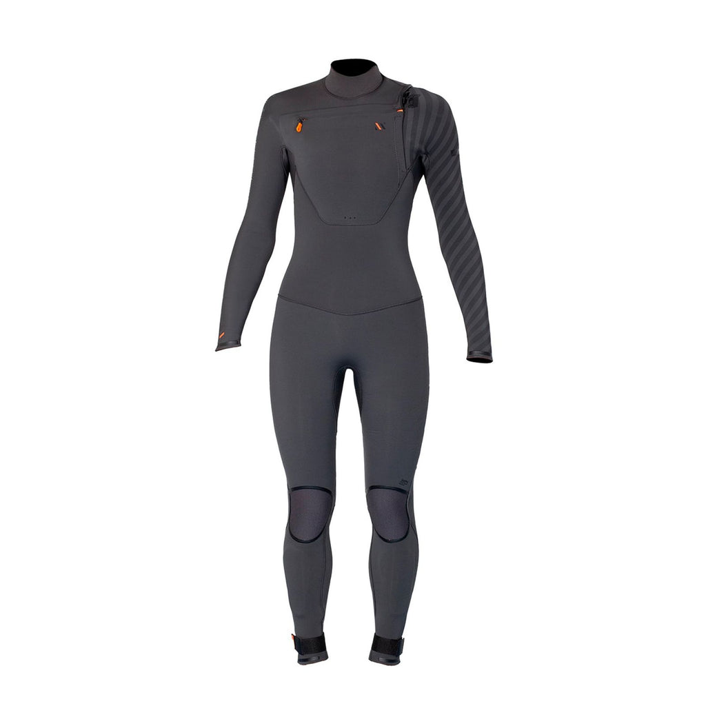 Full Wetsuit Amazone Woman Chest Zip 4-3 Grey Size 8-M RRD 27AMCZ43_8