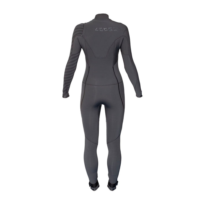 Full Wetsuit Amazone Woman Chest Zip 4-3 Grey Size 8-M RRD 27AMCZ43_8