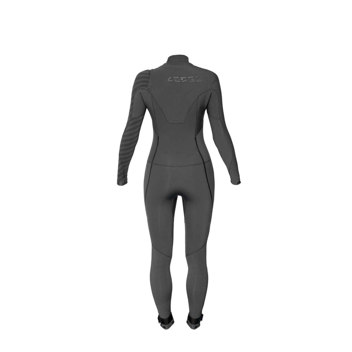 Full Wetsuit Amazone Woman Chest Zip 5-3 Grey Size 10-L RRD 27AMCZ53_10