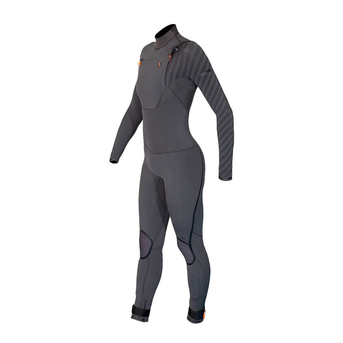 Full Wetsuit Amazone Woman Chest Zip 5-3 Grey Size 14-XXL RRD 27AMCZ53_14