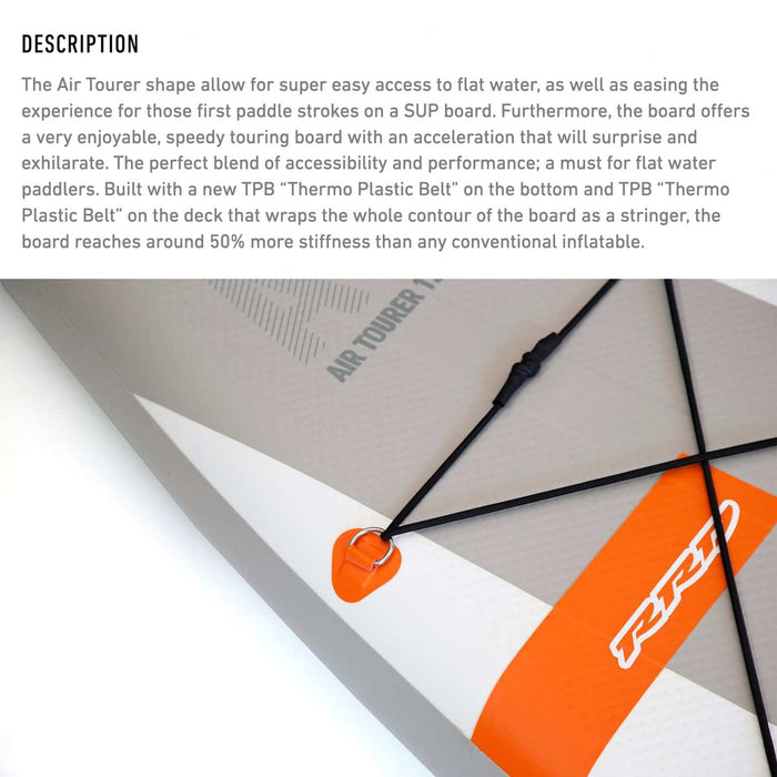 Nadmuchiwany SUP Deska Air Tourer Perfo 12'0''x32''x6'' 320l RRD 27ATO1232