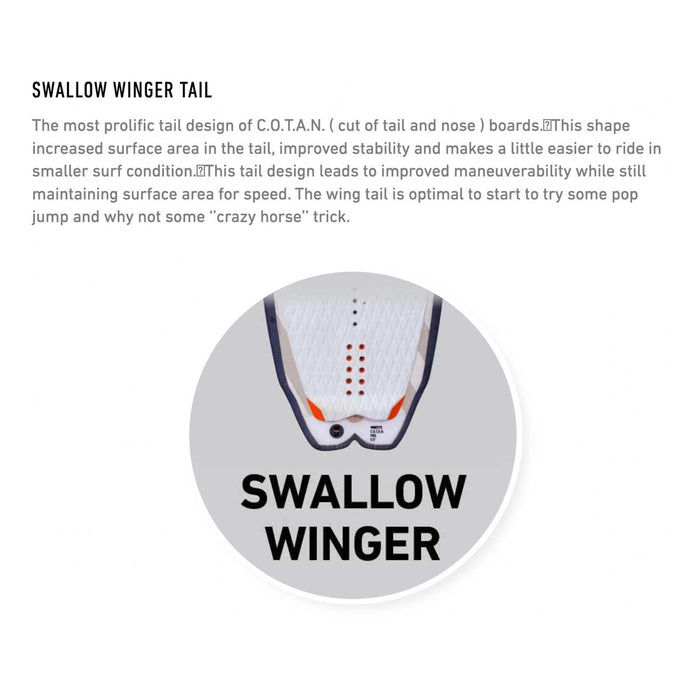 Kiteboard Cotan Pro 5’0''x17 1-2''x2'' 20l RRD 27C0T50P